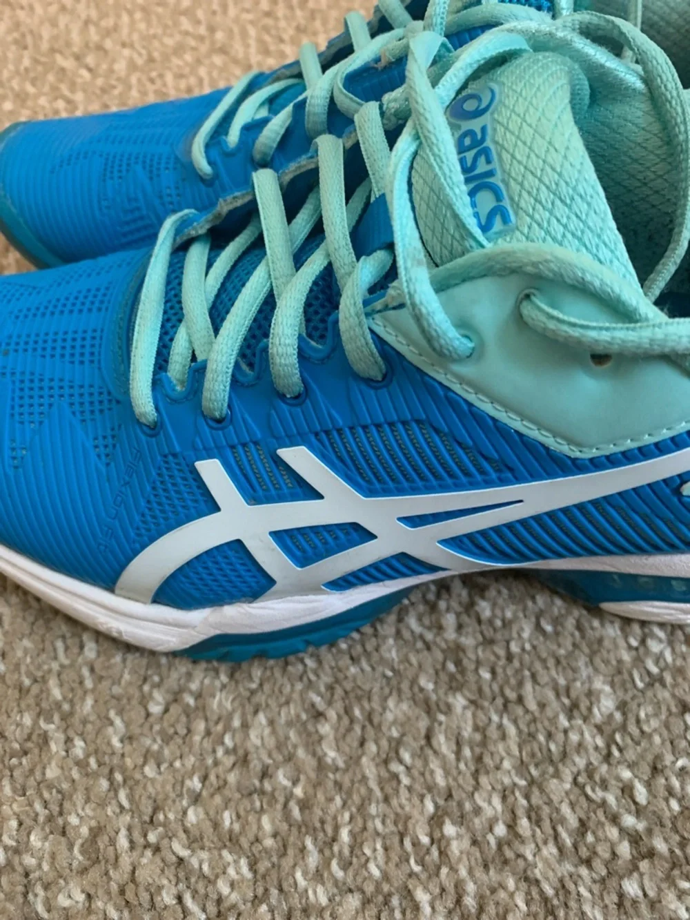 Asics Blue Teal Women's Sneakers